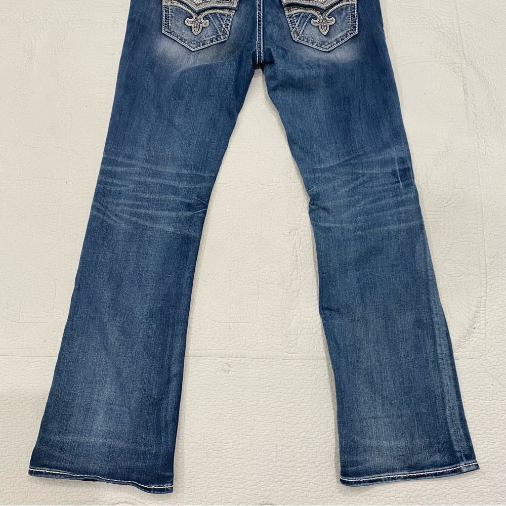 Like New Rock revival Ena  Stretch Jeans Size 34 - Picture 9 of 13